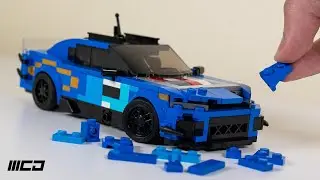 Building a LEGO Speed Champions NASCAR Garage 56 Camaro