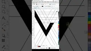 Letter C+G Logo Design in Coreldraw #shortvideo #shorts