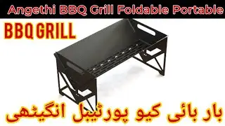 Angethi BBQ Grill Foldable Portable Camping Bar B Que Stove Outdoor Angeethi. #bbq #bbqgrill