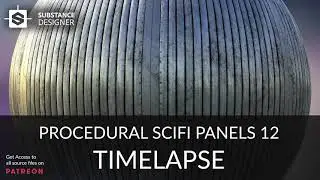 Substance Designer - Scifi Panels 12