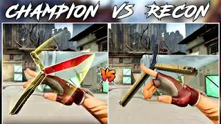 CHAMPIONS 2022 BUTTERFLY KNIFE VS RECON BALISONG COMPARISON || WHICH ONE IS THE BEST BUTTERFLY KNIFE