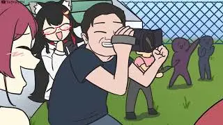 Come on! LA+ ! | Yagoo dad have a duck!? | Hololive animation JP