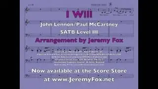 I Will – SATB Level III