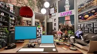 Blue Screen 3D Models Animation 503