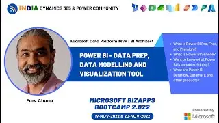 Power BI - Data Prep, Data Modelling and Visualization Tool