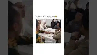 Ketika " ROSSI" Akad Nikah