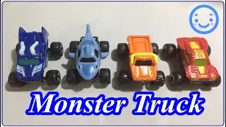 Monster Jam Fire & Ice McDonald's Happy Meal |2019 Complete Set of 4 Toys |♥️ EphTV