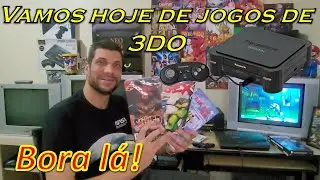 Unboxing de jogos de 3DO e testes! Borá!