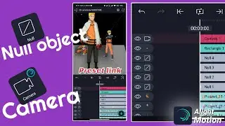 3D transition using camera and null object Alight motion 4.0 editing [Preset link]| Full tutorial