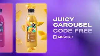 Juicy Carousel | Wix Studio #wixstudio #webdesign  #codefree