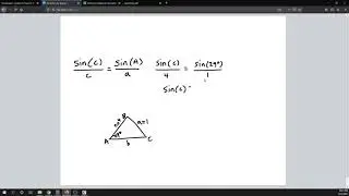 Law of Sines: SSA Example 1, Zero Triangles