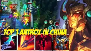 TOP 1 AATROX IN CHINA WILD RIFT - THIRD Q ONE SHOT EVERYTHING