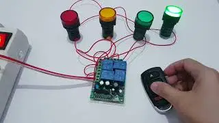Setting Wireless Relay 4Channel || Remote Relay Switch 433Mhz || Relay 4Channel