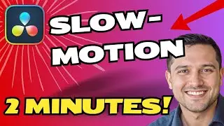 How to Create Slow Motion in DaVinci Resolve | Smooth Effects | 2025