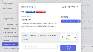 picoCTF General Skills Wave a flag | CTF 03