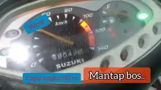 #Top speed smash 110cc 2001/2002 - Tembus angka 115 cc.
