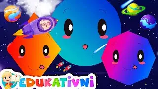 Geometrijski Likovi 🔵🔺🔲 Učimo Oblike 📚 Edukativni video za djecu