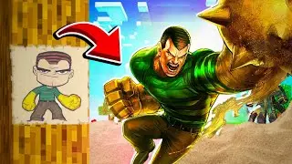 😈Майнкрафт Спидран Против СУПЕРГЕРОЕВ которых НАРИСУЮ! + Песочный чел и Люцифер