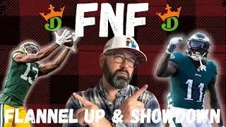NFL DFS DraftKings Showdown LIVE Strategy For Packers-Eagles Friday Night Football
