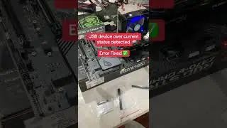 USB device over current status detected error fix Asus ROG Strix Z370 Motherboard repair Sri Lanka