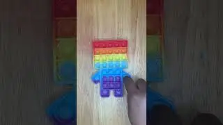 Rainbow Minecraft Pop it FIDGET 
