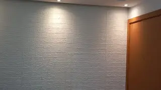 Papel de parede 3D / Aplicação