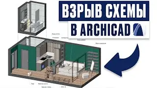 Как сделать взрыв-схему в ArchiCAD | Пошагово и просто