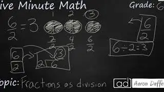 6th Grade Math Fractions as Division