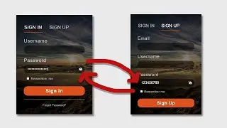 Login Registration Form With Password Show Hide Feature | Login Form with Free Source Code