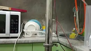 We bring the distillation column to full capacity. We determine the working capacity.