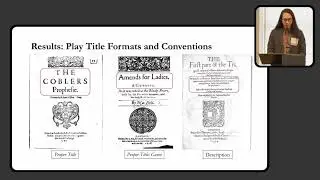 The Typographical Evolution of Printed Play & Sermon Titles in the Early English Book Trade