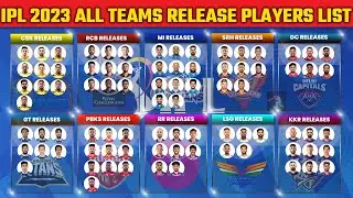 IPL 2023 Auction : All IPL Teams Official Release Players list before IPL 2023 Auction