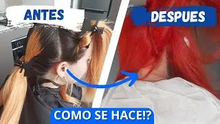 Pre pigmentación, Cómo tinturar una decoloración de cabello