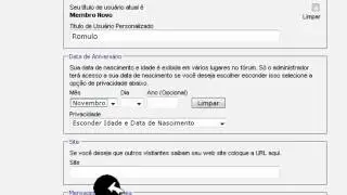 Botando foto na webcheats e mudando nome novo membro