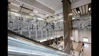 Outram Park MRT “Mata-mata” Artwork Panels | Vitreous Enamel by TECO