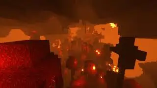 Nether with shaders