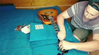 How to change strings on an acoustic guitar | Guitar cleaning & Strings replacement