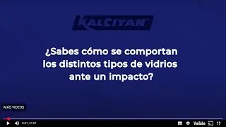 ¿Cómo rompen los diferentes vidrios?