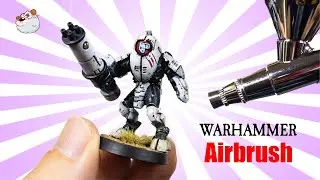 How to Airbrush Warhammer 40k Minis – White Tau Empire by Lincoln Wright