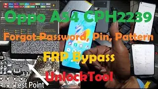 Oppo A54│Screen Lock Removal Via Unlocktool