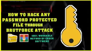 How To Hack Any Password Protected Zip File Through BrutForce Attack|| Hack zip File Password