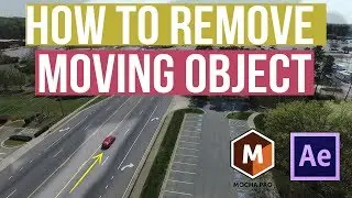 How to remove moving Object using After Effect Mocha pro