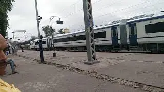 vande matram express at badshahnagar  railway station lucknow #bnz #railways #progress