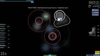 [osu!] Going pro mode at the last part of Haywyre - Insight