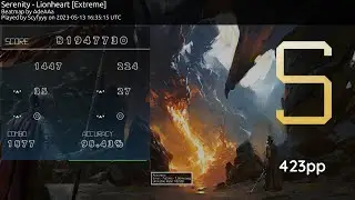 osu! Lionheart NOMOD FC | 421 PP