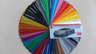 3M Scotchprint Serie 1080 Wrap Film Farbübersicht der aktuellen Car Wrapping Folien aktuelle Farben