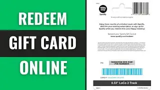 How to Redeem Spotify Gift Card online
