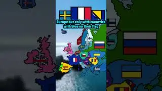 Europe but only Blue flags#map#mapping#ww1#ww2#fyp#history#europe#geography#meme#humor#short#memes