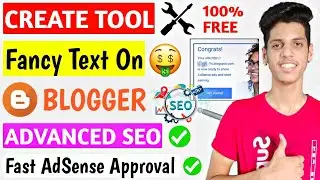 Create Fancy Text Generator Tool Website In Blogger | Micro Niche Blog Ideas 2020 | Blogging Niche