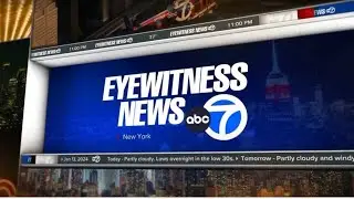 WABC Channel 7 Eyewitness News at 11pm open (New Graphics) 1/13/2024